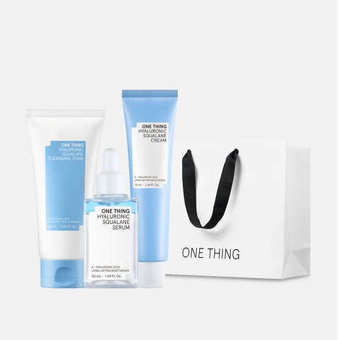 One Thing Hyaluronic Squalane Hydration Set (Cleansing Foam, Serum & Cream)