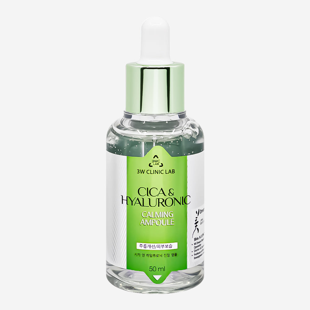 3W Clinic Lab Cica & Hyaluronic Soothing Ampoule 50ml