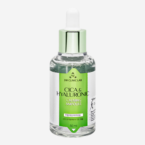 3W Clinic Lab Cica & Hyaluronic Soothing Ampoule 50ml