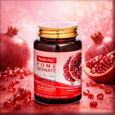 Farmstay Pomegranate All-in-One Ampoule 250ml (3 Pack)