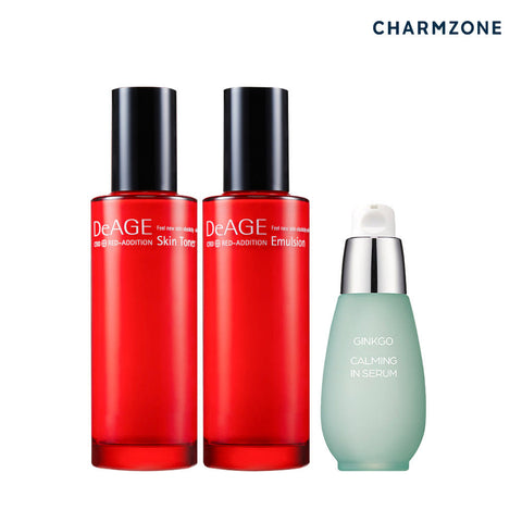 Charmzone DeAge Red Edition Duo Set 2-Piece (Skin + Emulsion)