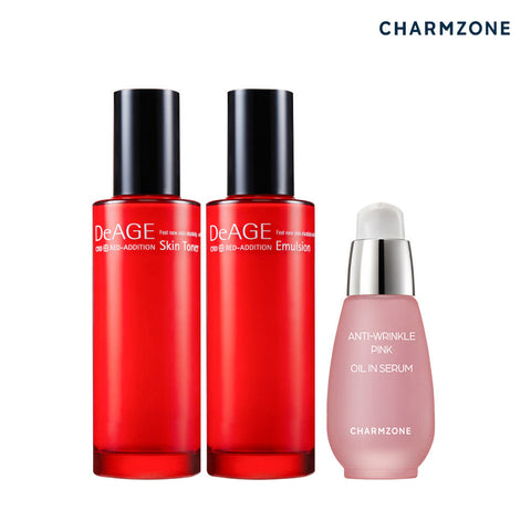 Charmzone DeAge Red Edition Duo Set 2-Piece (Skin + Emulsion)