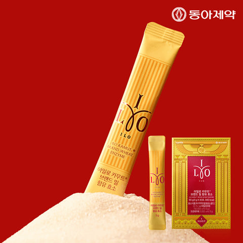 Dong-A Pharm Ailo Premium Kamut Enzyme Powder 30 Sachets (1 Pack) Total Activity 753,000