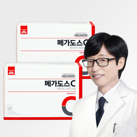 Koreaeundan MegaDose C Vitamin C 1000 mg x 180 Sachets (180g) (2 Pack)