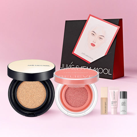 JUNG SAEM MOOL Natural Makeup Set (Skin Nuder Cushion + Cushion Blush)