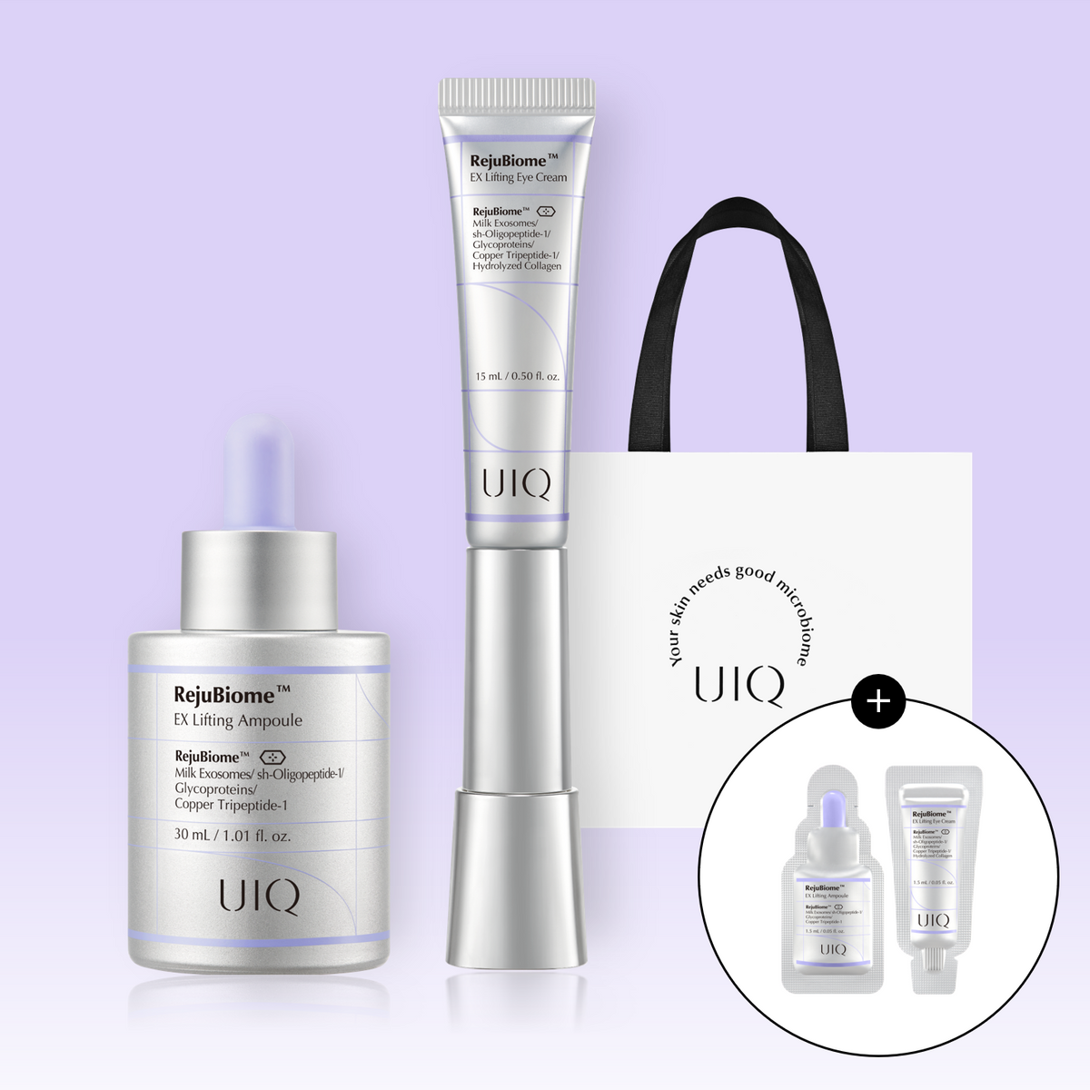 UIQ Lifting Eye Cream 15ml & Lifting Ampoule 30ml Gift Set