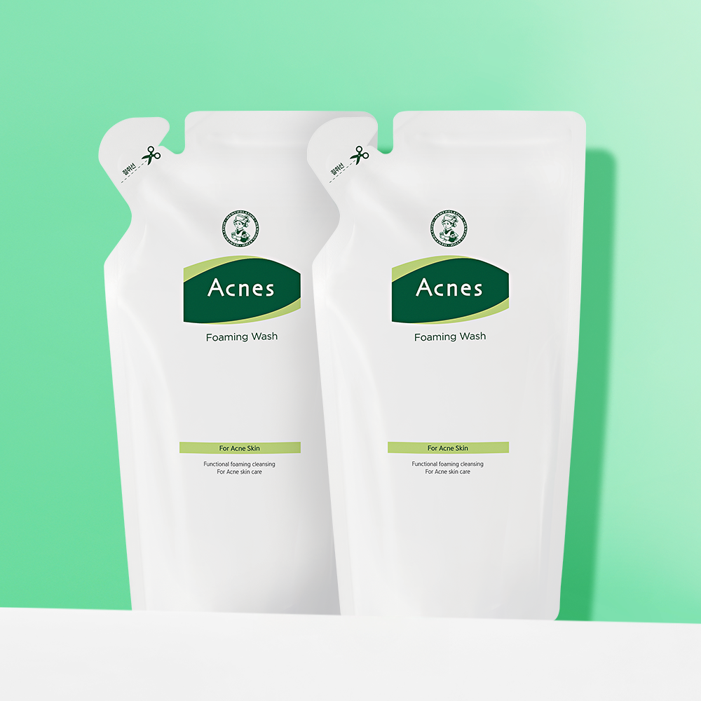 Acnes Foaming Wash Refill 200ml (2 Pack)