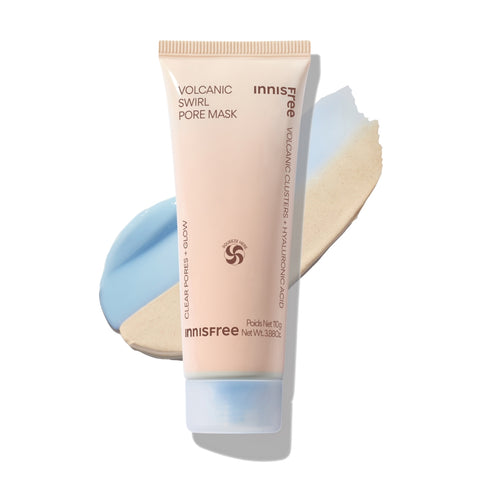 Innisfree Volcanic Pore 2-Piece Set (Volcanic Pore Dual Mask 110g + Super Volcanic Pore Mask 100ml)