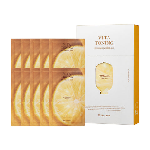 Leaders Vita Toning Skin Renewal Mask 25ml (10 sheets)