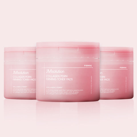 JM Solution Collagen PDRN Firming Toner Pads 100P (3 Pack)