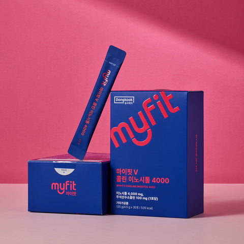 DongKook Pharmaceutical MyFit V Choline Inositol 4000 Lemon Flavor 30 Sachets x6