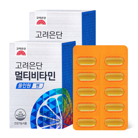 Koreaeundan Multivitamin All-in-One 60 Tablets (2 Pack)