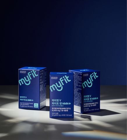DongKook MyFit Plant-Based NMN Phyto and NMN 60 Tablets (2-Month Supply) 1 Box