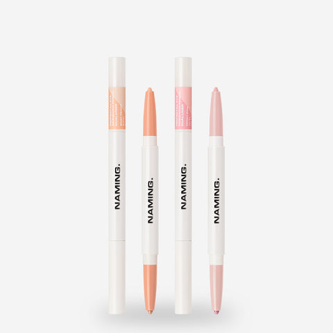 NAMING. Perfect Tail Eye Designing Pencil Dual Liner Duo (0.2g x 2)