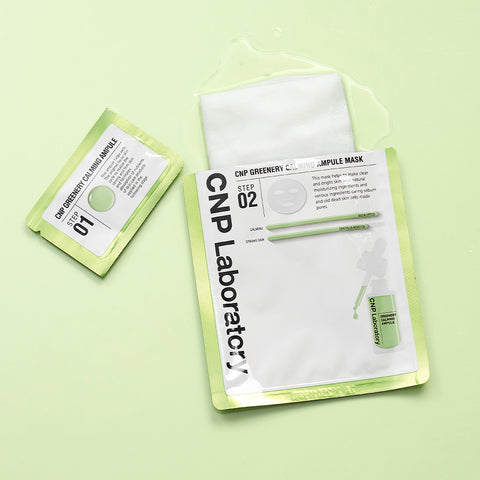 CNP Greenery Calming Ampoule Mask (5 sheets)