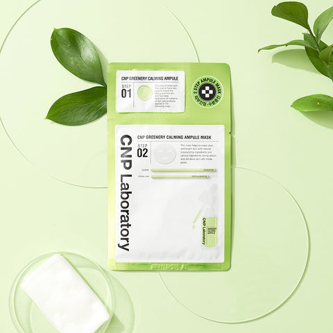 CNP Greenery Calming Ampoule Mask (5 sheets)