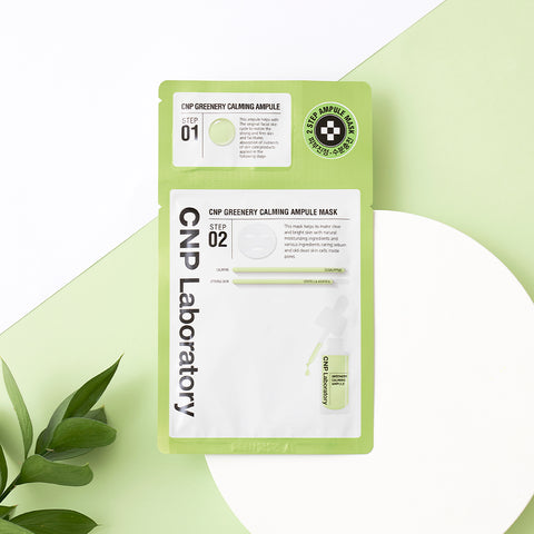 CNP Greenery Calming Ampoule Mask (5 sheets)