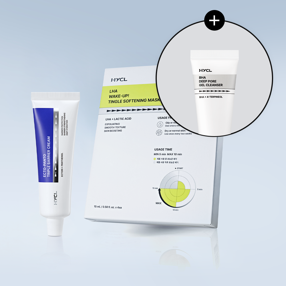 HYCL Routine Set RAHA Mask (4 sheets) + Ectopanto Cream 50ml
