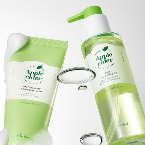 Ariul Apple Cider Cleansing Foam 150ml + Oil 200ml Set