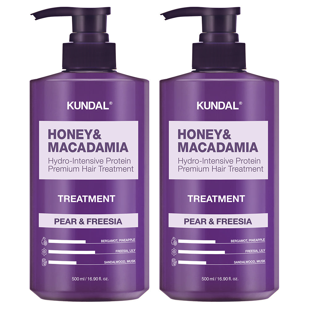 Kundal Protein Treatment 2 Pack - Pear & Freesia (2 x 500ml)