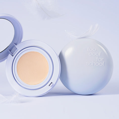 Too Cool For School Air Fit Cushion Full + Refill (2 Pack) Brush, Pouch & Mask Gift