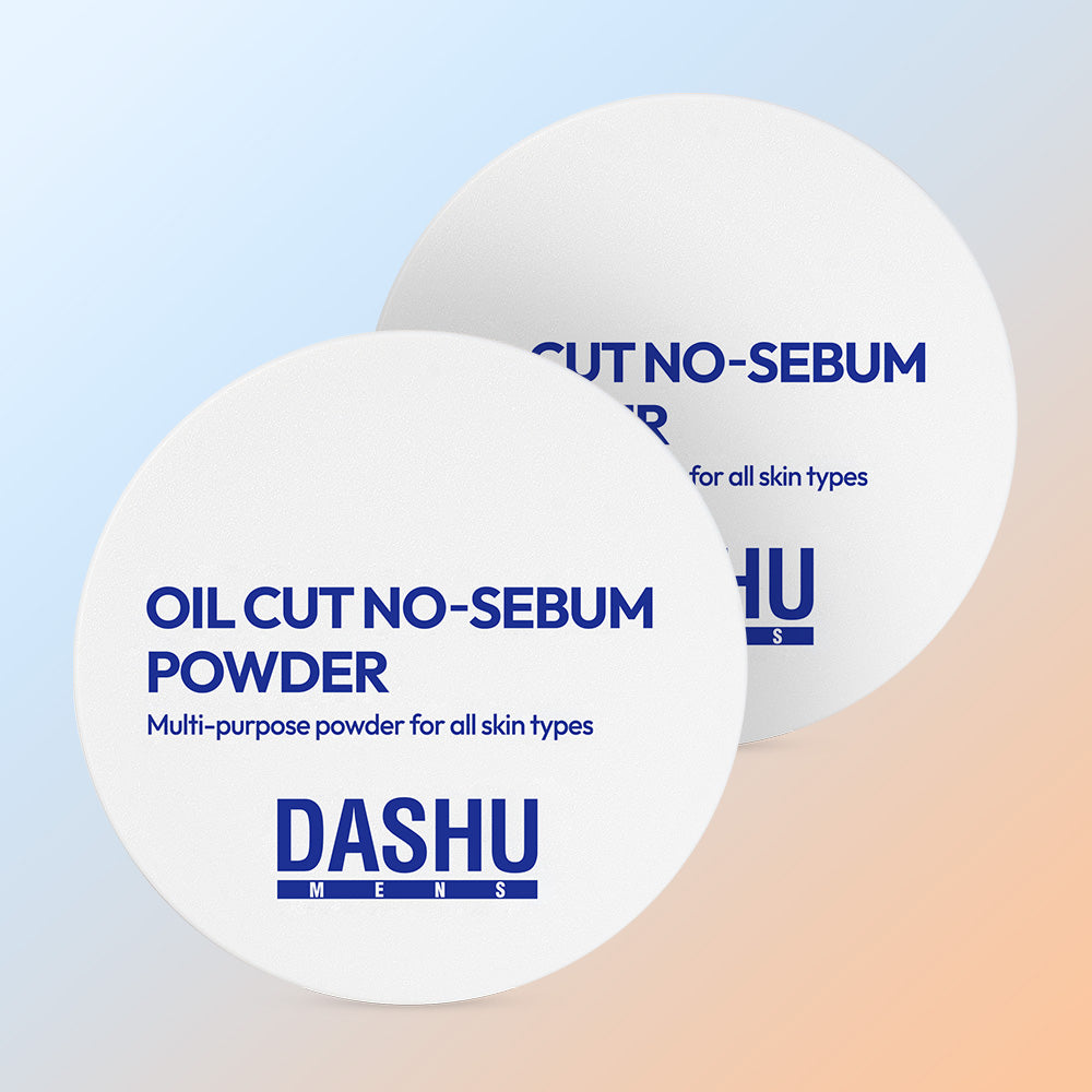 Dashu Men's Oil-Cut No-Sebum Powder 5g (2 Pack)