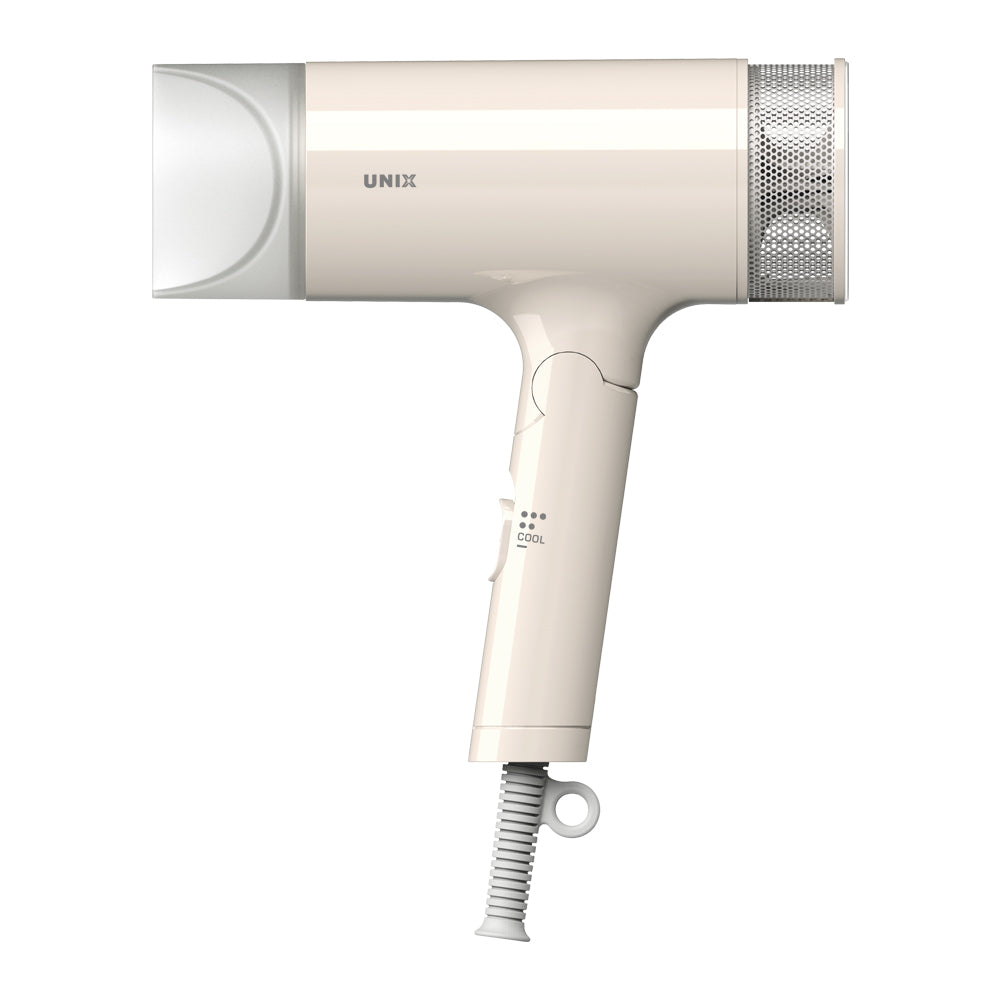 UNIX Hair Dryer UN-A1692 (Foldable) - Travel Hair Dryer White, 1700W