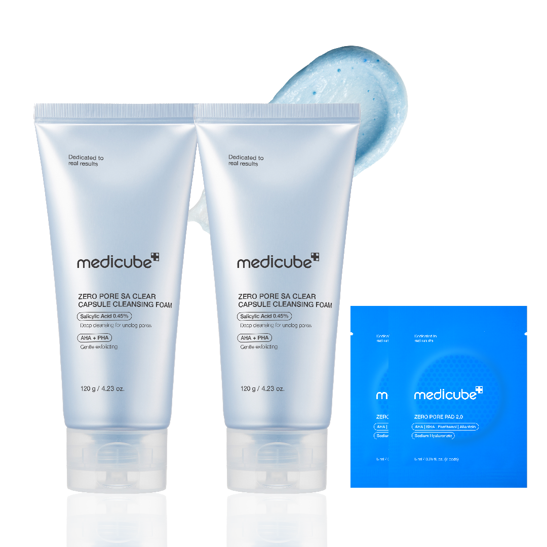 Medicube Zero Pore Exosome Capsule Foam Cleanser 120ml (2 pack)