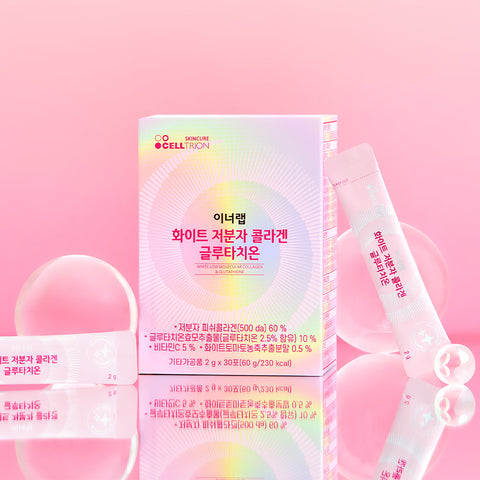 Celltrion InnerLab White Low-Molecular Collagen Glutathione 3-Box (90 Sachets / 3 Months)