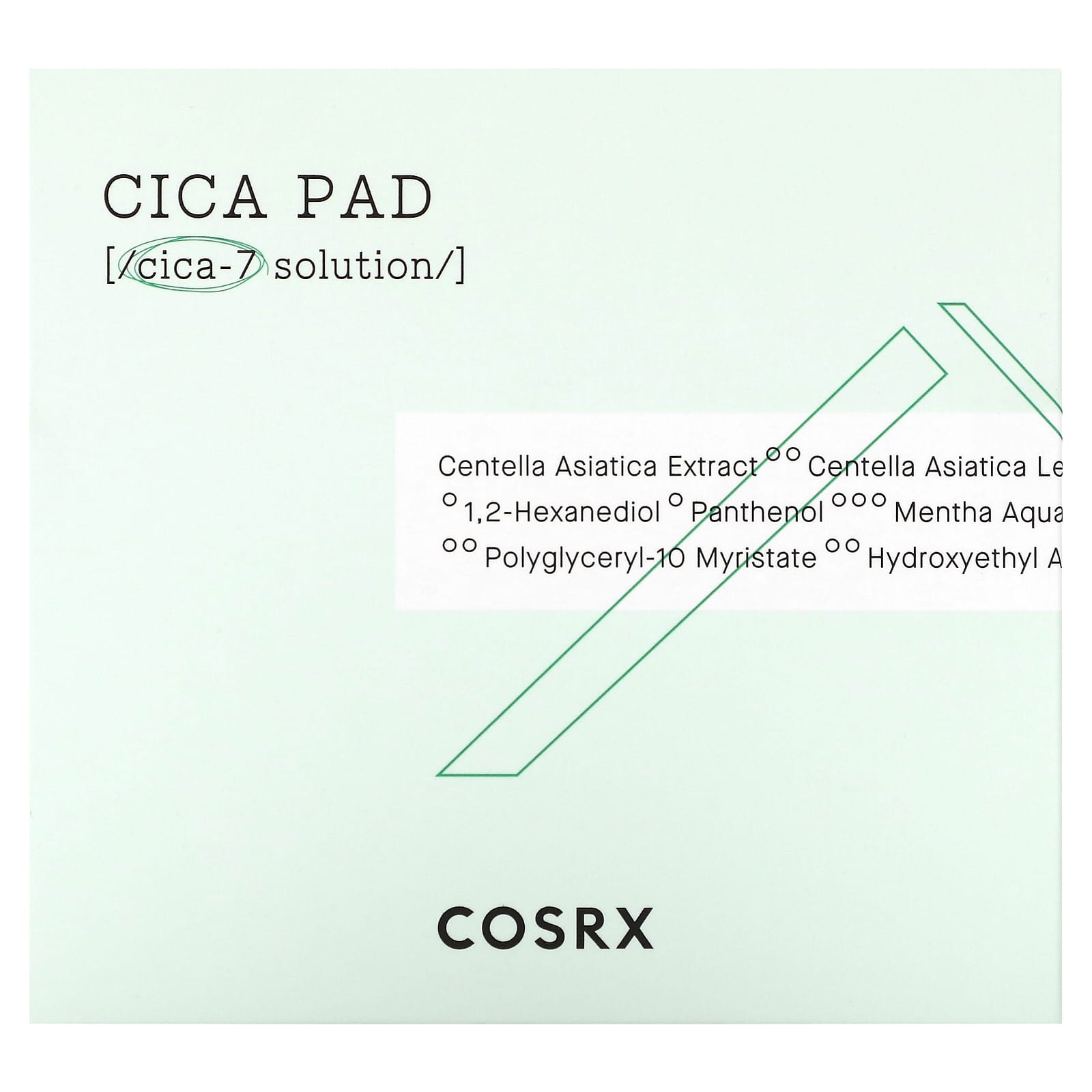 Soonsu Beauty Pure Fit Cica Pad 90 Pads side view