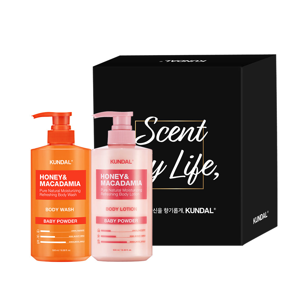 Kundal 2-Piece Body Set (Body Wash & Body Lotion) 500ml