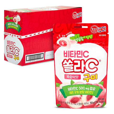Koreaeundan Solla C Vitamin C Gummies 24-Pack (8 x 3)