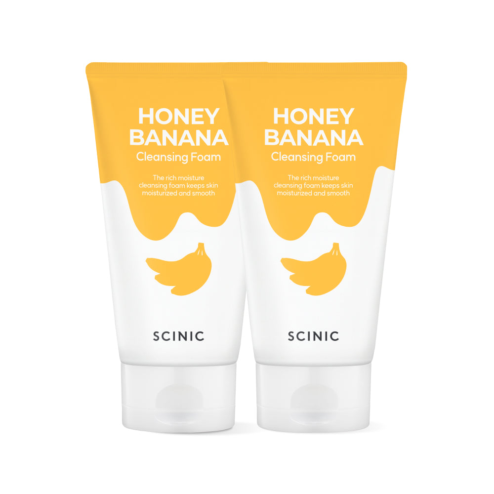 SCINIC Honey Banana Cleansing Foam 150ml (2 Pack)