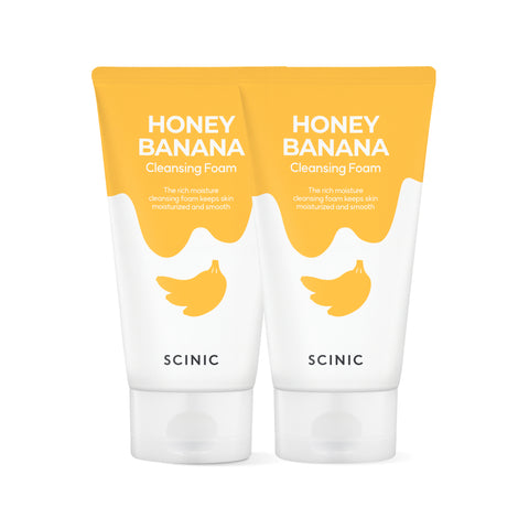 SCINIC Honey Banana Cleansing Foam 150ml (2 Pack)