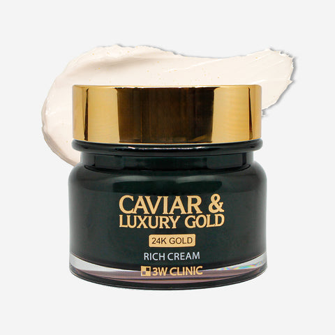 3W Clinic Caviar & Luxury Gold Rich Cream 100g