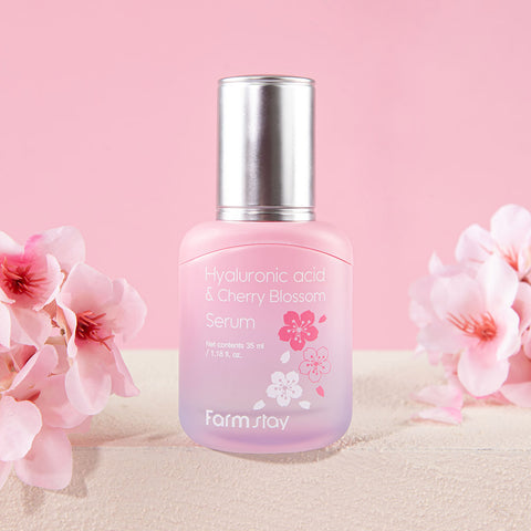 Farmstay Cherry Blossom Hydrating Glow Booster Serum + Cream Set (2-Piece)