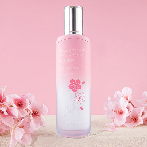 Farmstay Cherry Blossom Hydrating Glow Toner + Emulsion Set (2-piece)