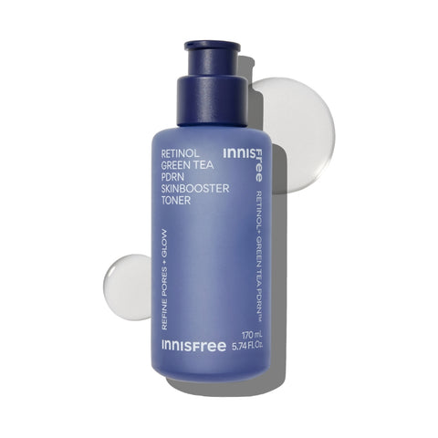 Innisfree Retinol PDRN Ampoule 25ml + Retinol PDRN Toner 170ml (2-Piece Set)