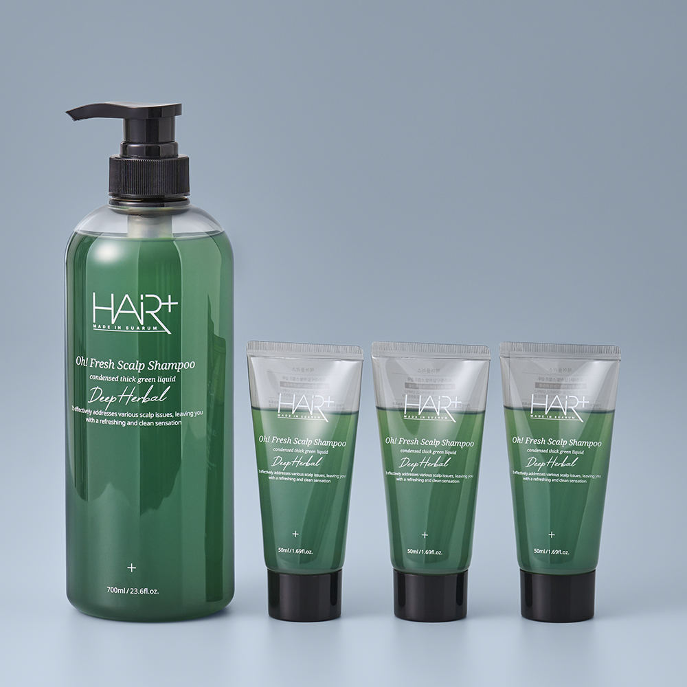 HairPlus Ofresh Deep Herbal Scalp Shampoo for Thinning and Dry Scalp 700ml