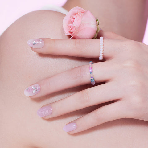 Dashing Diva Magic Press Lavender Haze (Oval) Nail Tips