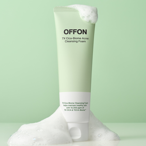 Offon 7X Cica-Biome Acne Cleansing Foam 120ml