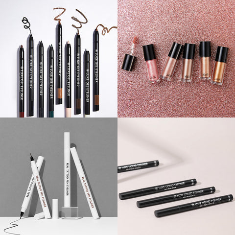 Rire Lux Eye Collection - Gel Eyeliner 0.5g / Liquid Eyeliner 0.7g / Liquid Shadow 5g / Real Tattoo Pen 0.8ml