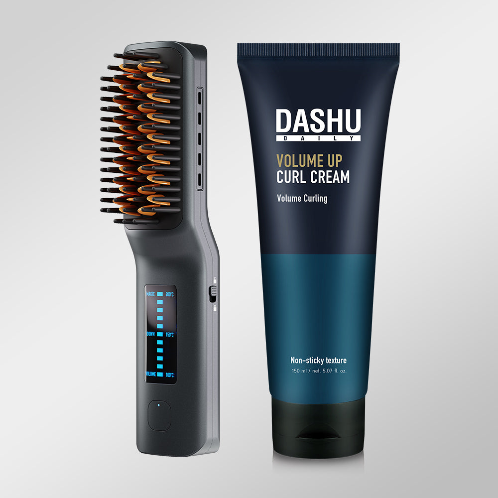 Dashu Daily Volume Fit Styler + Daily Volume Up Curl Cream 150ml