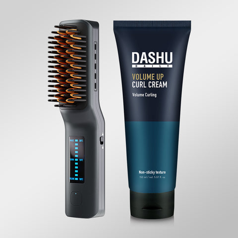 Dashu Daily Volume Fit Styler + Daily Volume Up Curl Cream 150ml