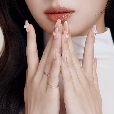 Dashing Diva Magic Press Sugar Heart (Coffin) Nail Tips