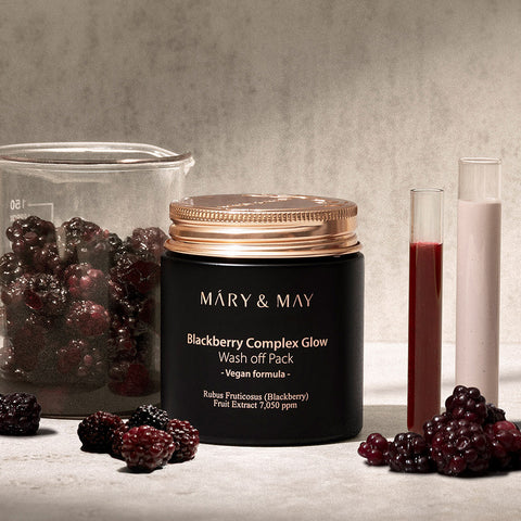 Mary&May Vegan Blackberry Complex Glow Wash-Off Pack 125ml