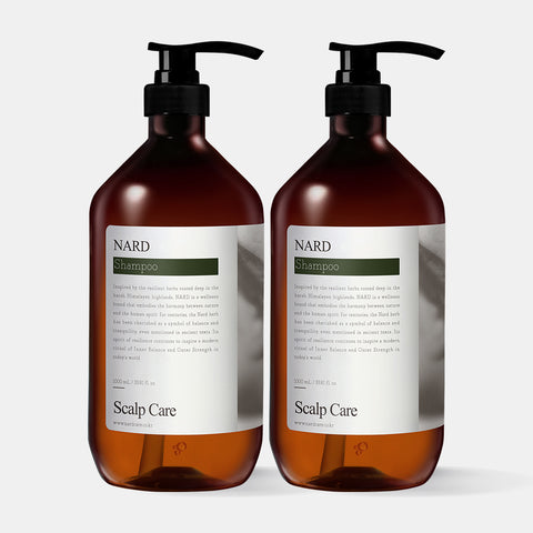 Nard Scalp Dandruff Deep Cleansing Anti-Itch Shampoo 1000ml (2 Pack)
