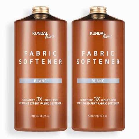 Kundal 3X Ultra-Concentrated Fabric Softener 1580ml (1+1) + 5 Detergent Capsules - Baby Powder Scent
