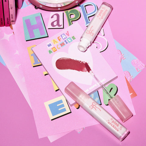 ETUDE Fixing Tint Velvet (Winter Strawberry) 3.8g & Heart Flutter Blusher 4g 2-Piece Set