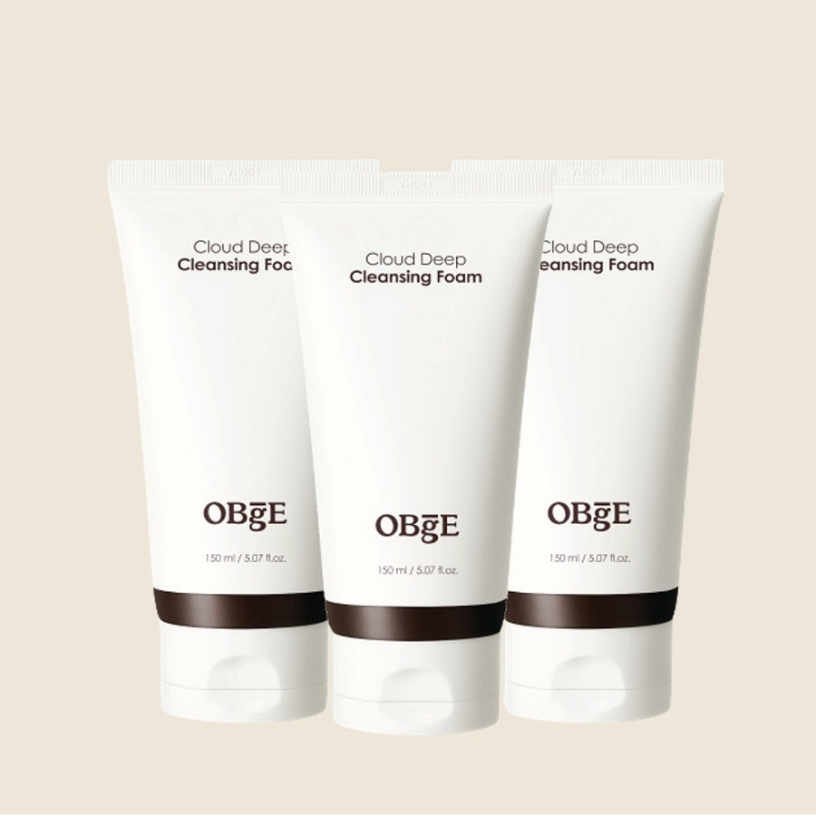 OBGE Cloud Deep Cleansing Foam 150ml (3 Pack)